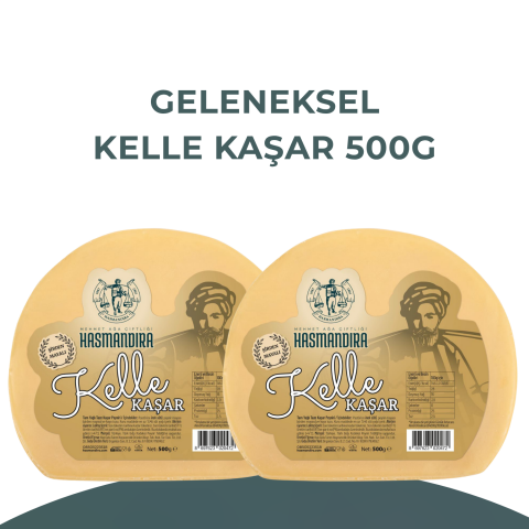Geleneksel Kelle Kaşar Paketi 500g x 2 adet