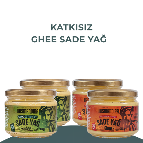 Katkısız Ghee Sade Yağ Paket 300g x 4 adet