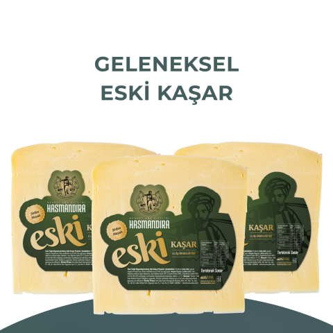 Geleneksel Eski Kaşar Paketi 300g x 3 adet