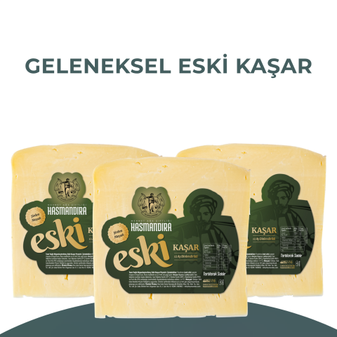 Geleneksel Eski Kaşar Paket 300g x 3 adet