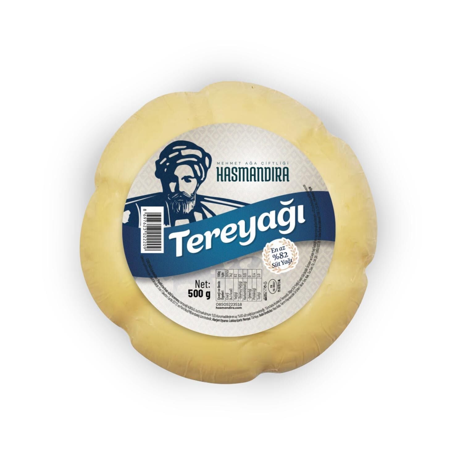 Hasmandıra Köy Tipi Yayık Tereyağı 500 gr